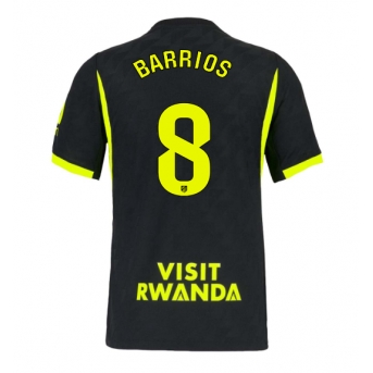 Atletico Madrid Pablo Barrios #8 Maglia Gara Trasferta Repliche 2026-27 Maniche Corte